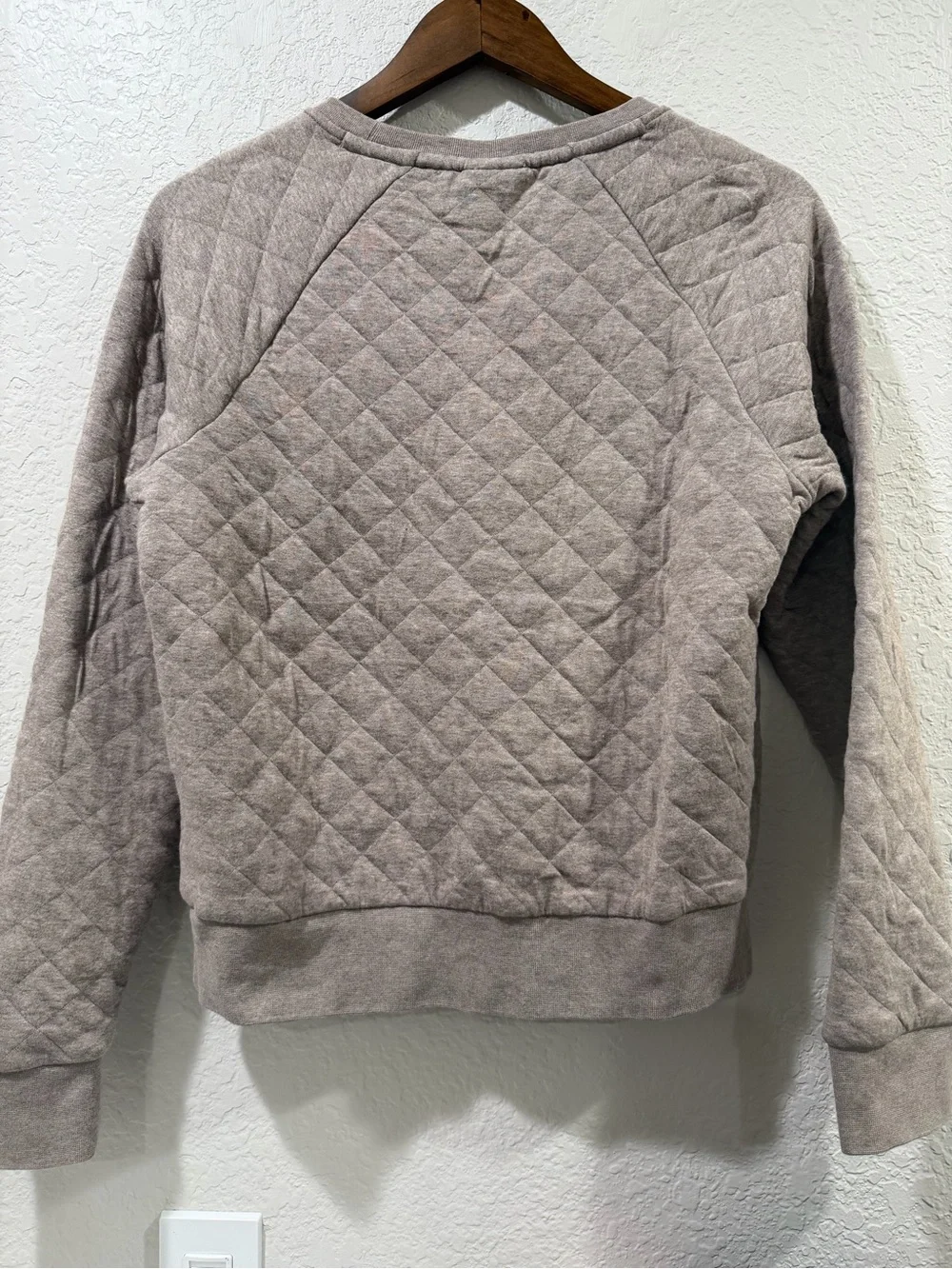 Patagonia Organic Cotton Quilt Crew Brown Size XS